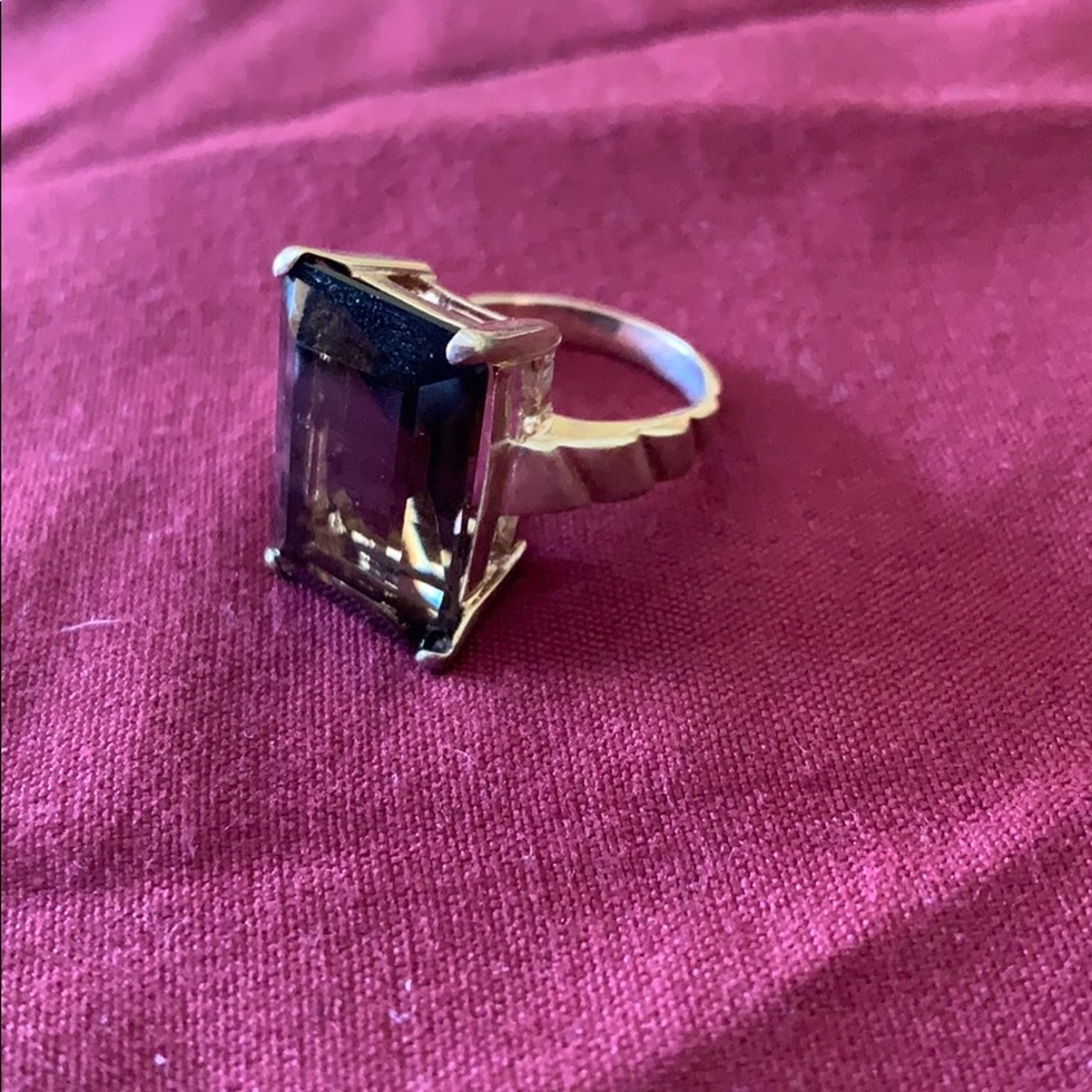Brown Topaz Antique Ring